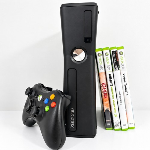 Xbox 360 slim nera - 360, +