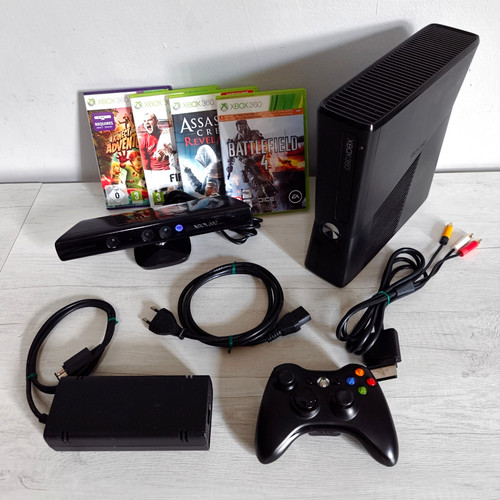 Microsoft xbox 360 slim - 360, 4gb